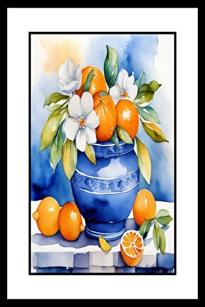 Portakal Mevsimi Digital Art ( ÇERÇEVESİZ - ÇERÇEVE YOKTUR ) ( ULTRA HD ) FOLYO AFİŞ - POSTER