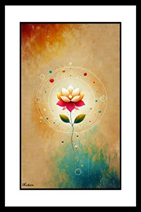 Tek Bir Gül Digital Art ( ÇERÇEVESİZ - ÇERÇEVE YOKTUR ) ( ULTRA HD ) FOLYO AFİŞ - POSTER