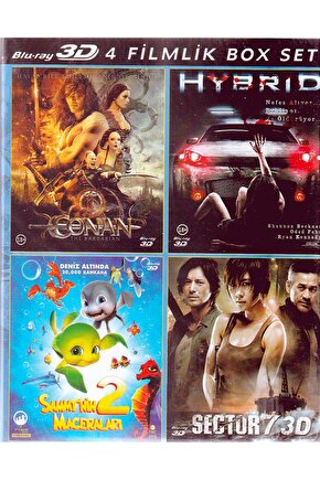 4 Film Box Set ( 3D ) ( Türkçe Dublaj ) ( AMBALAJINDA - SIFIR ) BLURAY