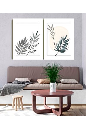 Matisse - Sanat - Soyut - Doğa - Ev - Yaşam ( 2 Li Çerçevesiz ) Poster - Afiş - Tablo NNHT111