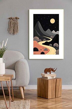 Matisse - Sanat - Soyut - Doğa - Yaşam ( Tekli Çerçevesiz ) Poster - Afiş - Tablo MKKM1837