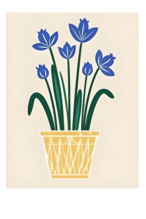 Matisse - Sanat - Soyut - Doğa - Yaşam ( Tekli Çerçevesiz ) Poster - Afiş - Tablo MKKM2295