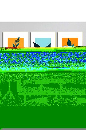 Matisse - Boho - Art Deco - Soyut - Doğa ( 3 lü Çerçevesiz ) Poster - Afiş - Tablo KR2C00104