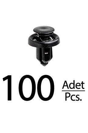 Honda Crosstour Odyssey Piilot için Tampon Klips - 100 Adet