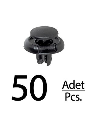 Lexus GX460 Mitsubishi Lancer Outlander Pajero III IV için Çamurluk Tampon Klips - 50 Adet