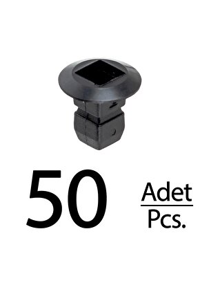 Audi A3 Q3 Q7 Skoda Yeti için Davlumbaz Klips - 50 Adet