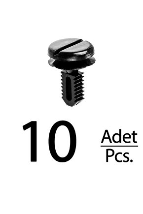 BMW 3 Serisi 5 Serisi 7 Serisi için Bagaj Döşeme Klips - 10 Adet