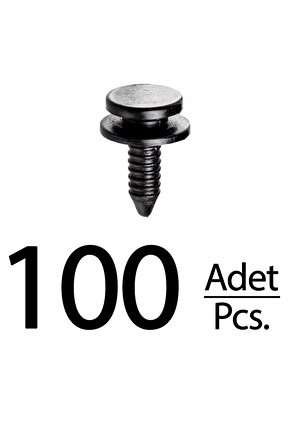 Ford Transit Land Rover Discovery II için Panel Klips - 100 Adet