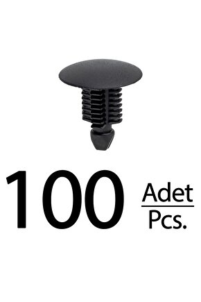 Fiat Ducato Peugeot Boxer Citroen Jumper için Universal Bağlantı Klips - 100 Adet