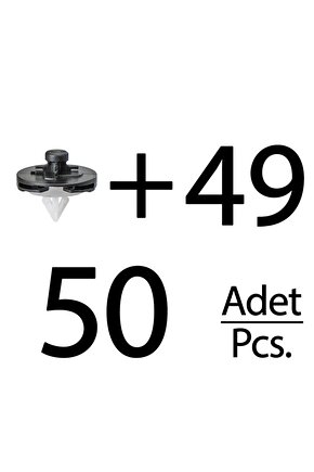 Volkswagen Polo için Döşeme Klips- 50li