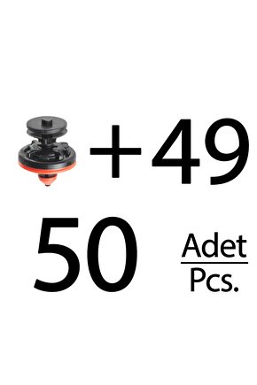 Skoda, Audi, Volkswagen için Döşeme Klips- 50 Adet