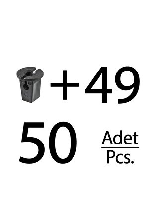 Universal Tampon ve Davlumbaz Klips- 50li