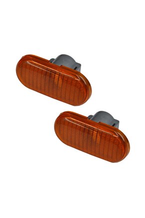 Renault Clio, Nissan Micra Için Çamurluk Sinyali 2li - Sarı