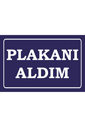 plakanı aldım komik atarlı sözler duvar yazıları tablo retro ahşap poster