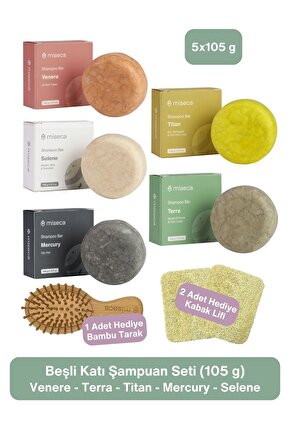 Beşli Katı Şampuan Tam Boy Deneme Seti