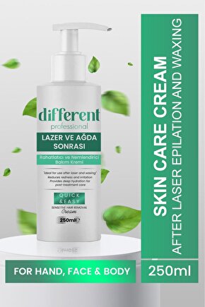 Lazer Epilasyon Ve Ağda Sonrası Leke Önleyici Tahriş Azaltıcı Bakım Kremi 250 ml