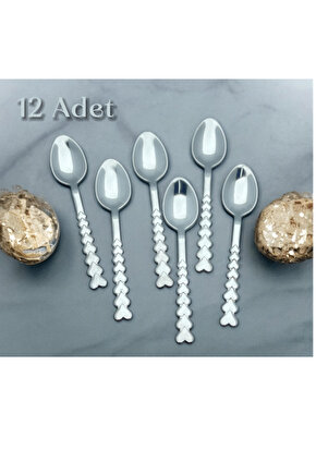 Kalpli 12li Tatlı Kaşık - 12 Adet