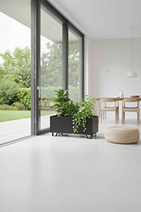 Duracube Metal Saksı - Büyük Boy 25cm x 30cm x 60cm (Y-D-G)