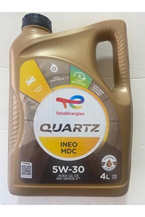 Quartz Ineo Mdc 5w-30 4l Dexos 2 Acea C2 C3 Dpf  Li (DOLUM YILI 2025)