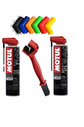 Yeni C1 C4 Fırça Zincir Bakım Seti 1 Adet (İŞTEDİGİNİZ RENK VİTES ÇORABI HEDİYE)