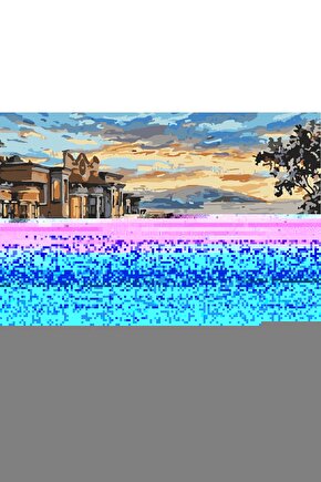 Vizon Beyaz Puanlı Şifon Hazır Şal - 50600