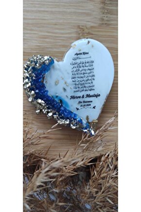 En Hayal Atölyem Epoksi Magnet 20 Adet Özel Tasarım Ayet-el Kürsi Söz-nişan-nikah-mevlüt