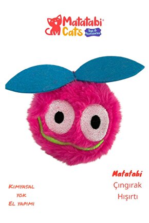 CHERRY (hışırtılı,çıngıraklı,MATATABİ li,pelüş oyuncak)