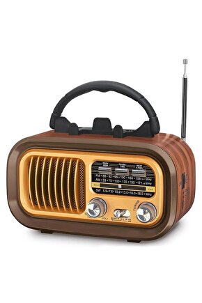 Radyo Nostalji Şarjlı Bt Usb Sd Fm Telefon Standlı Cameron Cm-840t 26481