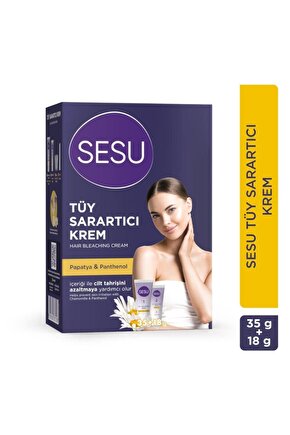 Tüy Sarartıcı Krem 35 Gr + 18 Gr