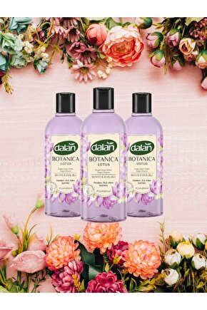 BOTANİCA DUŞ JELİ 500ML LOTUS 3 ADET