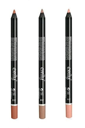 Emıly Dudak Kalemi 3 lü No:203-208-211