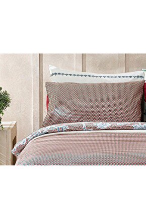 Toile De Jouy Pamuklu 2 li Yastık Kılıfı 50 x 70 Fuşya