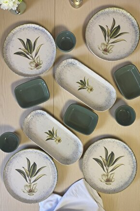 Magnolia 12 Parça 4 Kişilik Kahvaltı Takımı  Kahvaltılık Sunum Seti