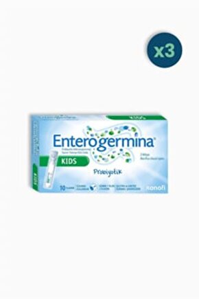 STD Enterogermina Kids 5 ml x 10 Flakon 3 Adet ( TEKLİDİR )