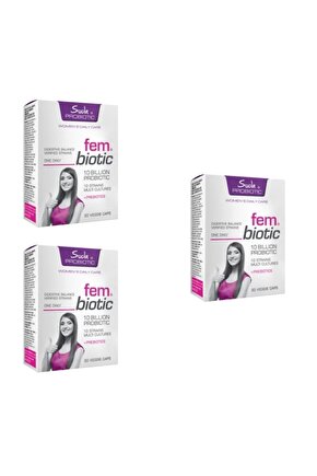 For Women Probiotics Fembiotic 30 Kapsül 3 Adet