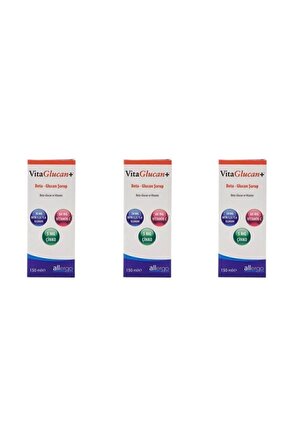 Vitaglucan Betaglucan Şurup 150 ml 3 Adet