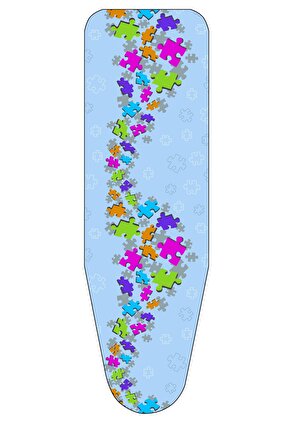 3d Puzzle Isıya Dayanıklı Ütü Masası Kılıfı Örtüsü Bezi Ironing  board cover