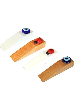 4lü Kapı Altı Sabitleme Tampon Stoperi Ahşap Takoz