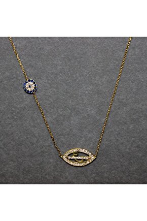 Göz Içinde Vav Kolye