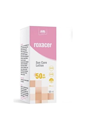 Roxacer Sun Care Lotion SPF50 Koruyucu Losyon 50ML