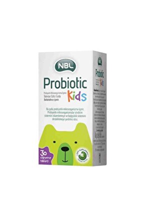 Probiotic Kids 30 Çiğneme Tableti