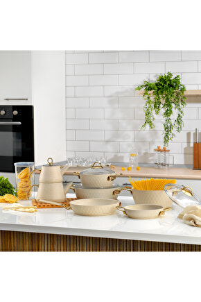 New Range Çeyiz Seti 11 Parça-Beyaz