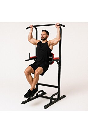 Çok Fonksiyonlu Antreman Kulesi Şınav Barfiks Mekik Egzersiz İstasyonu Fitness