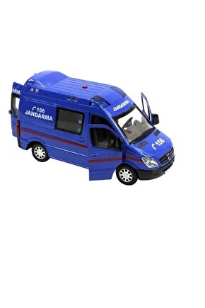 Oyuncak Metal Çek Bırak Işıklı Sesli 1:32 Ambulans Polis Itfaiye Ve Jandarma 1 Adet