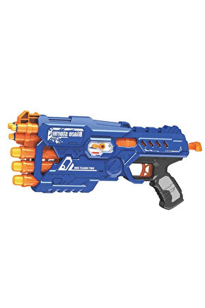 Oyuncak Çift Yumuşak Mermili Tüfek (10ADET KÜÇÜK 5ADET BÜYÜK MERMİ DAHİL)