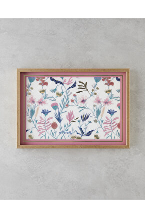 Alan Dekoratif Tepsi 30x42 cm Multicolor