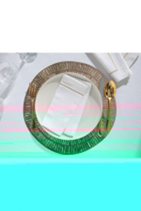 Torino Pamuk 2li Misafir Peçetesi 45x45 Cm Beyaz-gold