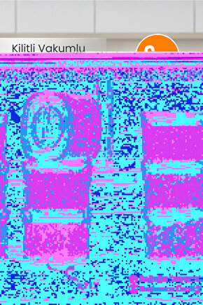 6lı Locko Kilitli Sızdırmaz Saklama Kabı Vakumlu Erzak Kabı 0,7 L