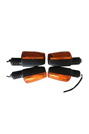 Cgybr 4lü Sinyal Lambası Ampullu Set Sarı Camlı