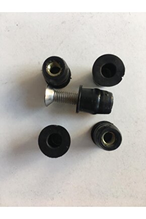 Motosiklet Üniversal Siperlik Cam Klipsi Süspansüyonlu 5 Ad